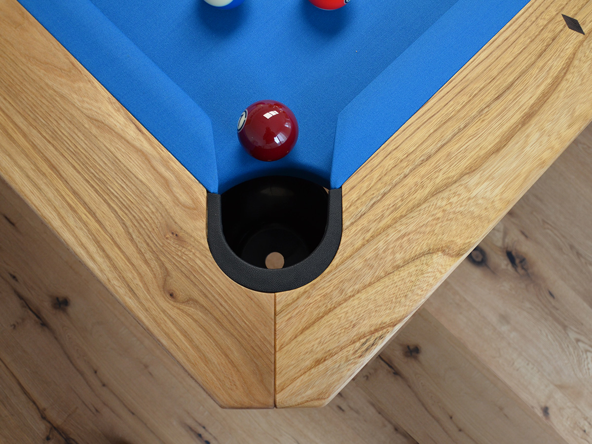 Zaffiro Pooltisch Ulmi Ecke